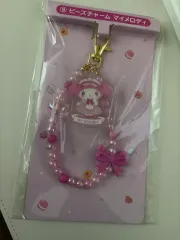 サンリオ イタリティ クージー マイメロディ ビーズ ブレスレット キーホルダー 新品