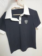 MOMO GOLF レディース ニットトップス 半袖 ネイビー | Mercari