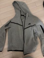ナイキ 旧テックフリース フルジップ フーディー M グレーCU4490-063