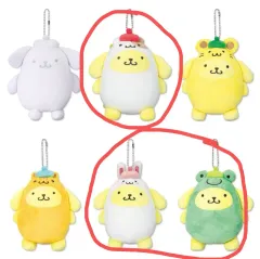 サンリオ アベイル ポムポムプリンと友達たち コスチューム マスコット チャーム ぬいぐるみキーホルダー