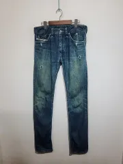 (30) ディーゼル タナズ デニムパンツ インディゴ THANAZ デニムパンツ