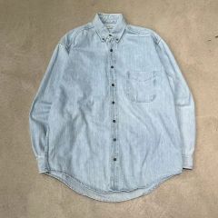 フルカウント シャンブレーシャツ エイジング加工 ペンキ加工 40