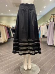 インゲボルグ スカート ブラック×白 フリー 新品未使用 店舗限定 
