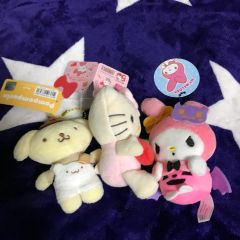 紅茶花伝 サンリオ ぬいぐるみ 3点セット ポチャッコ クロミ