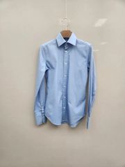 美品✨ラルフローレン スリムフィット ストライプシャツ ブルー 