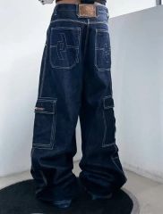 【極美品】90s カールカナイ USA製 極太バギーデニム 金パッチ TALON 極美品】90s カールカナイ USA製 極太バギーデニム 金パッチ TALON