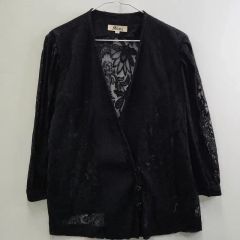 高級 Ms.REIKO ミズレイコ 黒 刺繍 花柄 フォーマル レース生地 - メルカリ