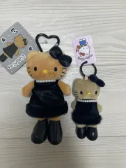 ハローキティ ブラックドレス ぬいぐるみ キーホルダー セット