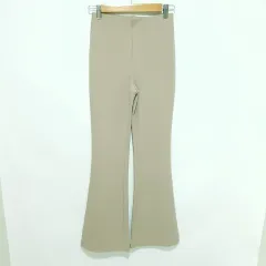 H&M ハイウエスト ブーツカット スラックス XS_M0639