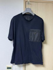 041【三角ロゴ/入手困難商品】PRADA プラダ L Tシャツ カットソー 