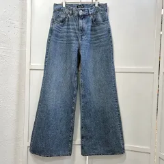 マッシモ ドゥッティ ワイド デニム パンツ レディース 38のサムネイル
