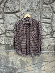80s Wrangler(ラングラー) ヴィンテージ CHECK ウェスタン シャツ L