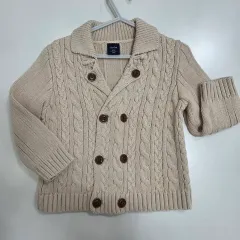 ベイビーギャップ アイボリー色 カーディガン 18-24m