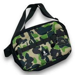 A BATHING APE がま口ショルダーバッグ 緑】 - メルカリ