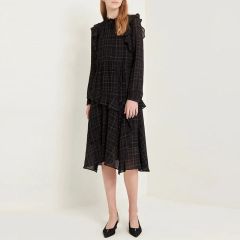 美品✨】Sov. シルクオーガンジーチェックブラウス ダブスタ - メルカリ