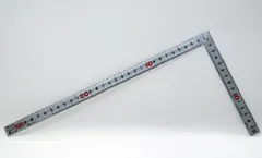 신제품 신와 치수 (신와 소쿠테이) 커브 사이즈 같은 두께 실버 30cm 뒷면 스퀘어 아이 마스터피스 JIS 10652