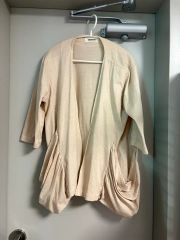 YURTAO 木下桃子 ユルタオ鎌倉 ベージュ カシュクール ブラウス 日本製
