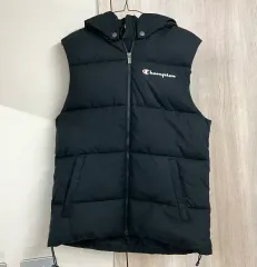 Champion フードダウンベスト ブラックのサムネイル