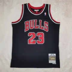 NBA バスケタンク シカゴ ブルズ 23 ほ ジョーダン ヴィンテージ ブラック HOT Face the Sun プレス