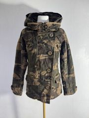 エポカ○未使用タグ付/近年モデル○1Bノーカラージャケット べっ甲刻印