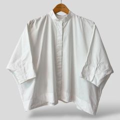 リミフゥ　タックブロードシャツ　変形シャツ　白　22SS リミフゥ タックブロードシャツ 変形シャツ 白 22SS - メルカリ