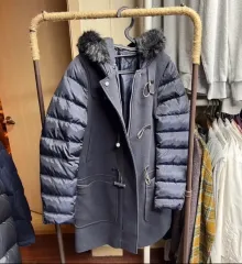 Tommy Hilfiger トミーヒルフィガー 中古 中高生 コート型 レディース ダウン 未使用