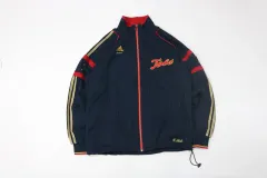 アディダス(Adidas) プロフェッショナル ヴィンテージ ネイビー GOLD ウォームアップ トラックジャージ (M)
