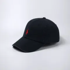ポロ ブラック ヴィンテージ ベースボールキャップ
