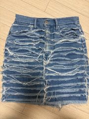 極美品 LGB ヒッコリー コットンリネンスカート S - メルカリ