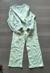 ザラキッズ レモン色 スウェット トレーニングウェア セット
