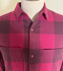 lululemon ルルレモン チェック CHECK スナップ SNAPS シャツ Mのサムネイル