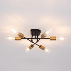 美品 ニトリ ペンダントライト セイス BK 6灯 6灯 IKEA電球付き - メルカリ