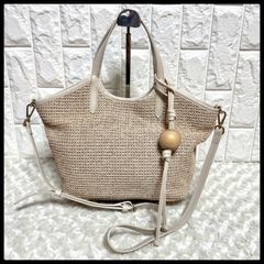 russet　BEARDSLEYコラボ 2WAYかごトートバッグ russet × BEARDSLEY》コラボバッグ第二弾が登場！ - BEARDSLEY