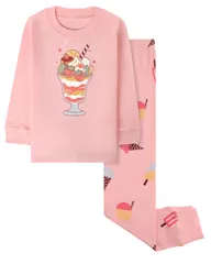 [HO-HO KIDS] パジャマ キッズ 女の子 子供 春 秋 冬 長袖パジャマ 上下セット ジュニア 女児 ガールズ 肌に優しい 綿100% ジュニア ガールズ かわいい 快適 コットン 90 100 110 120 130 140 150 160 ルーム