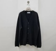 90's EMPORIO ARMANI Black Wool Cardigan - メルカリ
