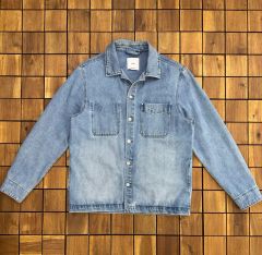 定価の半額！ MNG 新品ダークブラウンデニムジャケット L - メルカリ