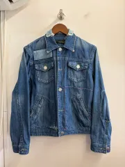 N54 DSQUARED2 パッチワーク デザインテープ デニムジャケットのサムネイル