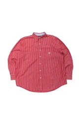 CHAPS RALPH LAUREN ストライプ コットン シャツ size 2XL