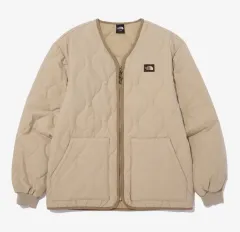 THE NORTH FACE ザノースフェイス カンペール ヒート カーディガン 90(S) ベージュ 軽量ダウンのサムネイル