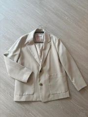 Noble ベージュ テーラードジャケット size36 - メルカリ