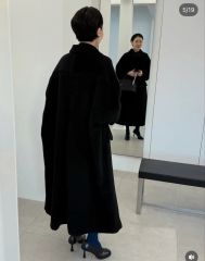 Blamink ブラミンク ウールモヘアカールシャギーコート - メルカリ
