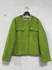 希少 ダク付き 伊太利屋 ノーカラー ジャケット 金ボタン ヴィンテージ