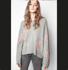 ZADIG&VOLTAIRE ザディグ・エ・ヴォルテール マーカス カシミア グレーのサムネイル