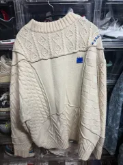 ZARA x ADER ERROR パッチワーク オーバーサイズ ニット セーター クリーム