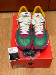 280 NIKE LDワッフル sacai ピンク グリーン BV0073-30