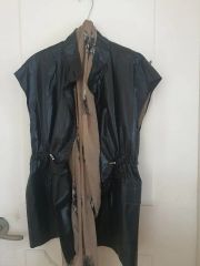 ISSEY MIYAKE FETE 5分袖シャツ ブラウン - メルカリ