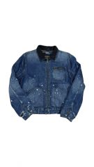 24AW DIESEL D-Calur ノーカラーデニムジャケット Dロゴ - メルカリ