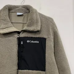 Columbiaナイロンポケットハイネックフリースジャケット