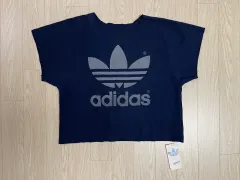 アディダス 90s オールド トレフォイル OG クロップド Tシャツ 3番 ADIDAS