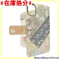 iPhone11対応 Jubilee ジュビリー 手帳型iPhoneケース PUレザー ウイリアムモリス柄 Patchwork 3154のサムネイル